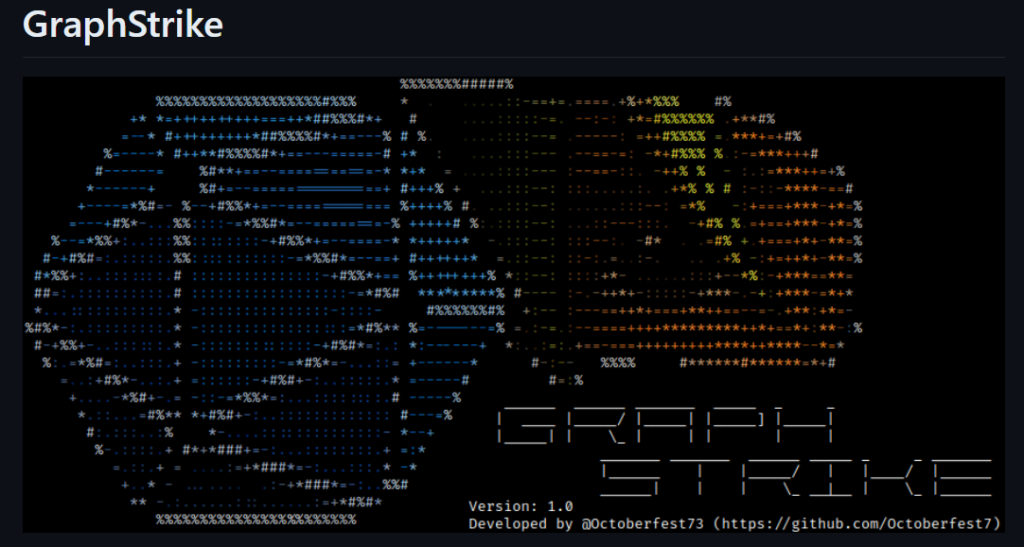 Graphstrike tool by RedSiege