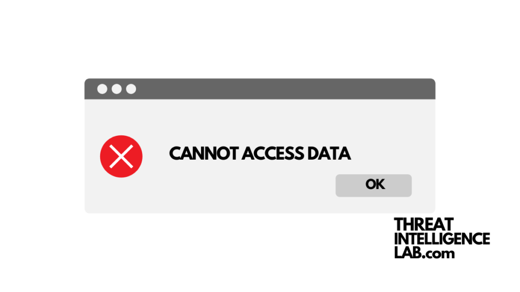 Cannot access data