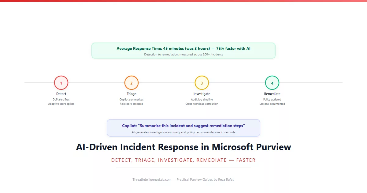 AI-Driven Incident Response: How to Cut Investigation Time by 75% with Microsoft Purview