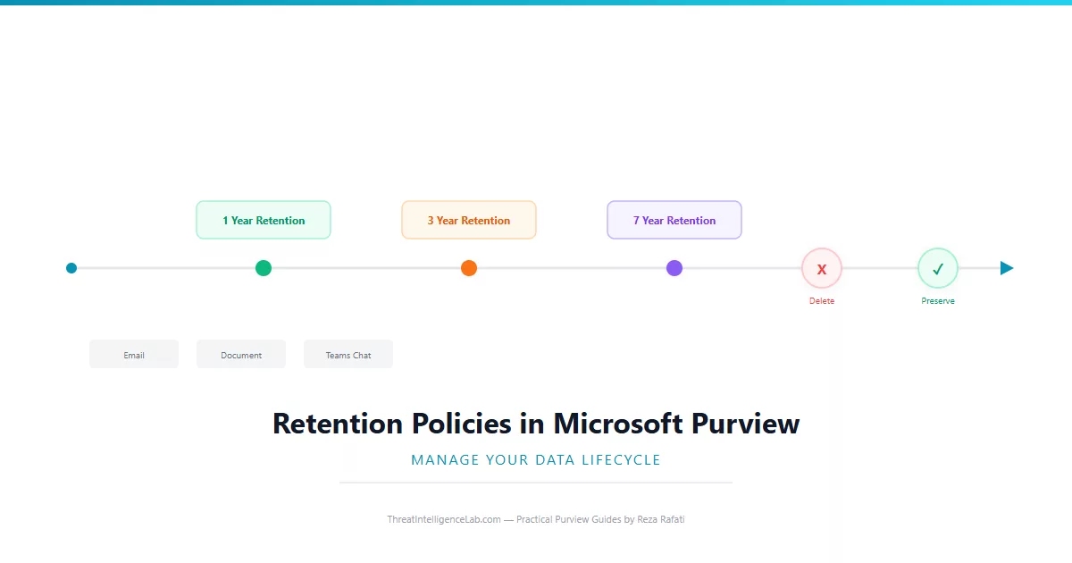 Retention Policies and Retention Labels in Microsoft Purview: When to Keep and When to Delete