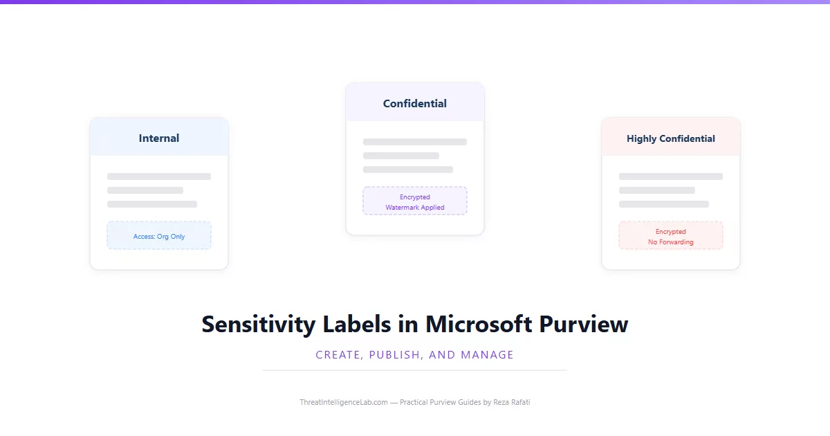 How to Create and Publish Sensitivity Labels in Microsoft Purview